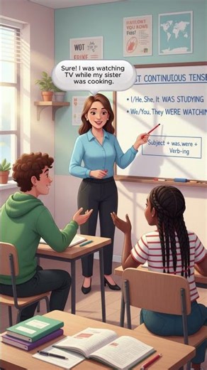 Past Continuous Explained | Easy English Grammar Conversation