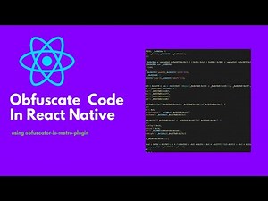 Obfuscate Javascript code in react native bundle