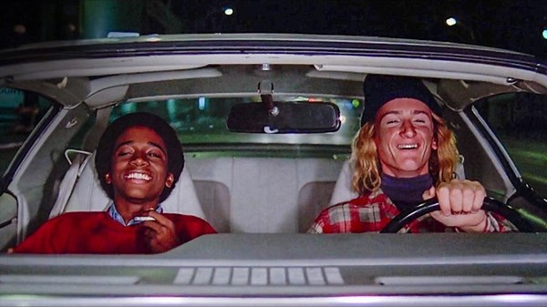 Spicoli crashes Jefferson’s car (Sean Penn) - Fast Times at Ridgemont High