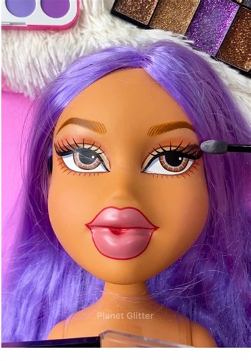 ASMR Mannequin Bratz Makeup Tutorial for Girls