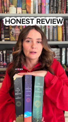 PLEASE READ THIS. This one will stick with me, and I just love the Middle Eastern inspired world. #daevabadtrilogy #bookrec #books #booktok #romantasy