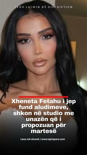 Xheneta Fetahu i jep fund aludimeve, shkon në studio me unazën që i propozuan për martesë