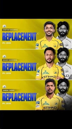 CSK’s Best Replacement for IPL 2026 Revealed 🔥 #ipl2026 #cricketshorts #shortvideo