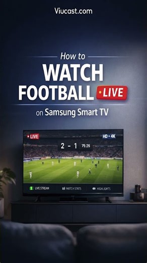 How to Watch Football Live on Samsung Smart TV
