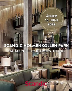 Vi har totalrenovert og gleder oss til å se deg når vi åpner dørene til Scandic Holmenkollen Park den 16. juni! Ta med deg dine kjære og bestill opphold på et unikt hotell på toppen av Oslo 😍✨ | Scandic