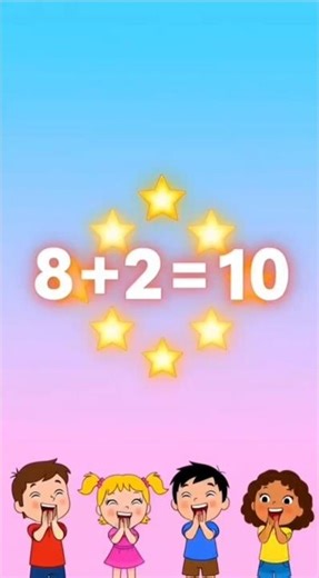 Fun Addition for Kids | 1+1=2 to 8+2=10 🧮✨ Learn Numbers Fast!