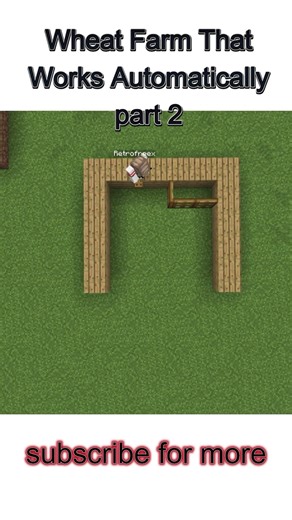 How to Build an Automatic Wheat Farm in Minecraft! 🌾 (Part 2) #minecraft #minecraftsheep