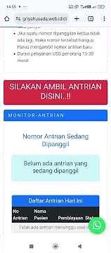 Introduction to the Queue System at Griya Husada Clinic #tutorial #queue