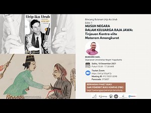 🔴MUSUH NEGARA DALAM KELUARGA RAJA JAWA, Tinjauan Kontra-elite Mataram Amangkurat