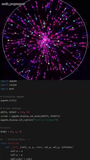 How to create animation python code #video #viralvideo #viral #views #shorts #python #coding #song