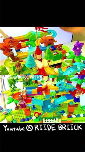 Midnight Relaxation 🌠 Relaxing Marble Run Building Blocks ASMR | Satisfying Triggers for Sleep