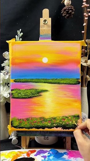 #howtopaint #art #painting #drawing #acrylicpainting #landscapepainting #acrylicscenery