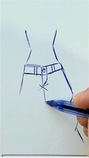 How to Drawl a Body& Wide Pants #drawing#pants#teenart
