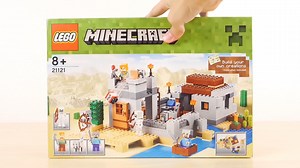 Watch Unboxing LEGO Minecraft The Desert Outpost 21121 on Amazon Live