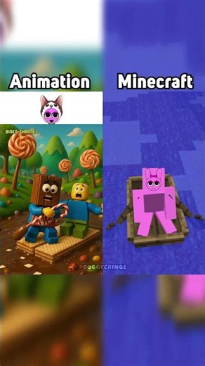 My Sprunki OC KITKAT Lost the wafer boat now sinking in a wild minecraft video parody of @Binko_Real