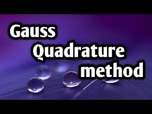 Gauss Quadrature Formula | one point | second point | three point | Direct method | Example.
