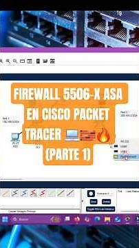 💻🧱🔥 How to configure a 5506-X FIREWALL in Cisco Packet Tracer (PART 1)