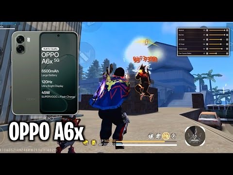 Oppo A6x Free Fire Sensitivity Settings ⚙️ | Oppo A6x Free Fire Headshot Settings