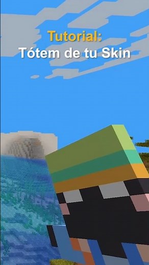 Como hacer un tótem de tu skin de Minecraft #minecraft