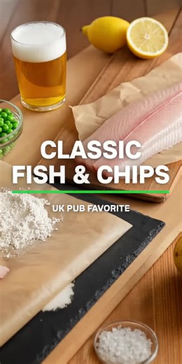 Classic Fish & Chips #recipes #foodies #vlog #fisher #chips #cooking | Fish And Chips