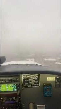 Flying a C172 RNAV approach in actual IMC conditions
