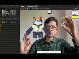 Controlling 3D Models with Voice + Hand Gestures