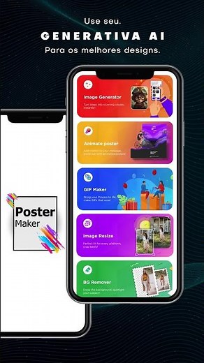 🎨 Criador de Pôster com IA | Crie Pôsteres, Panfletos e Banners em Minutos
