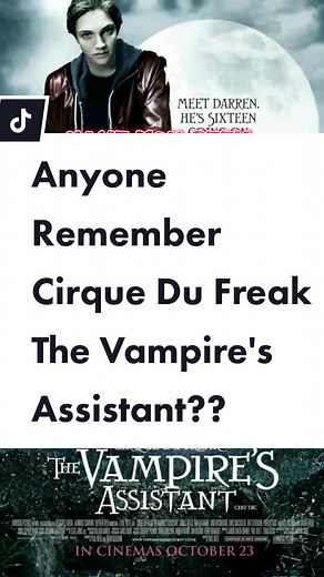 Movie Trivia 🎬 Cirque Du Freak (2009) #didyouknow #movietrivia #movieclips #triviawisaac #cirquedufreakthevampiresassistant #cirquedufreak #darrenshan #darrenshanbook #universalstudios #universalmonsters #universalpictures #vampires #vampire #gothichorror #gothicstyle #goth #horror #horrortok #horrormovies #movie #movietok #cinema #cinematok #film #filmtok #FYP #fyp #foryou #foryoupage #fypシ゚viral #viral #makemefamous #CapCut