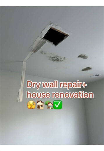 Drywall Repair and Paint: Before & After House Renovation