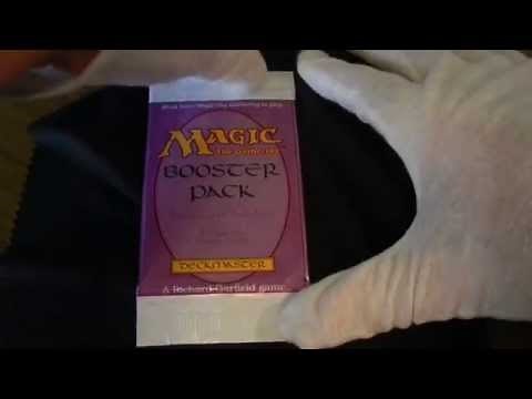 Opening an Arabian Nights Booster pack Magic the Gathering MTG