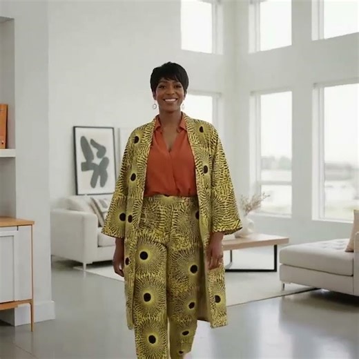 Authentic Cultural Styles | Women’s African Print 3-Piece Pants Set