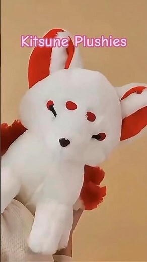 🌸 Kitsune Fox Plushies at Kore Kawaii. #kawaii #kitsune #plushies #kawaiishop #plushtoys #cuteshop