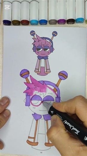 Cute Alien Coloring 👽🎨 | Relaxing Drawing Video #coloringadventure #art ## spruniki