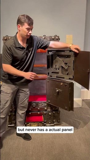 19th-Century French Floor Safe