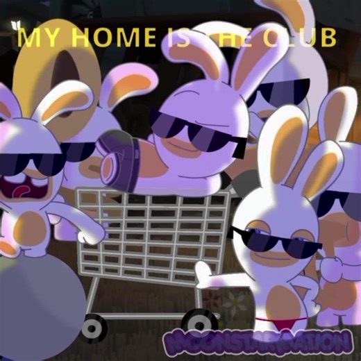 My life is a Party MEME - Rabbids go home - Animation #rabbidsgohome #animation #edit #alightmotion