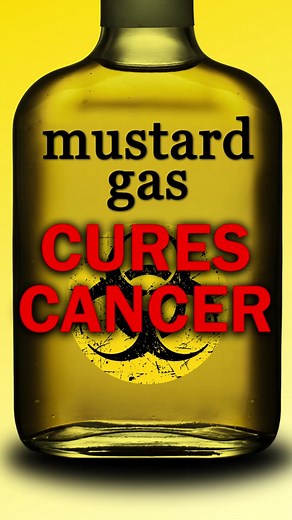 Chemotherapy was invented from WWI mustard gas