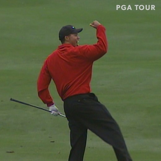 1.8M views · 16K reactions | 21 years ago, Tiger Woods trailed by seven halfway through the final round of the AT&T Pebble Beach Pro-Am. The 24-year-old battled back to pick up his 17th TOUR win. #TOURVault | PGA TOUR | Facebook