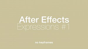 After Effects - Expressions #1 - Wiggle