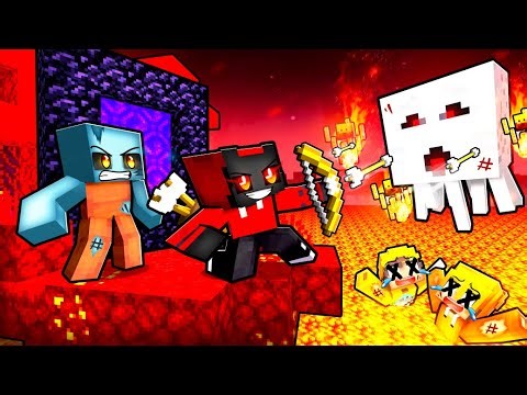 We Entered THE NETHER In Minecraft...