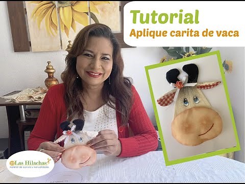 Tutorial - Aplique carita de vaca