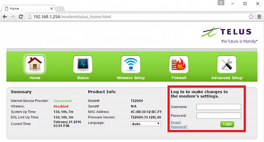 How to use your own router with Telus Optik internet by enabling Port Bridging — Cormang.com