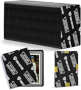 Ding Defend 110-Pack Trading Card Protector Shipping - 3.5 x 4.5 Inch Black Hobby Card Shipping Supplies w/Rounded Corners, Lightweight & Reusable for Raw Top Loaders, Semi-Rigids, Team Bags