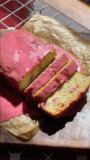 Raspberry Lemon Loaf 🍞🍋