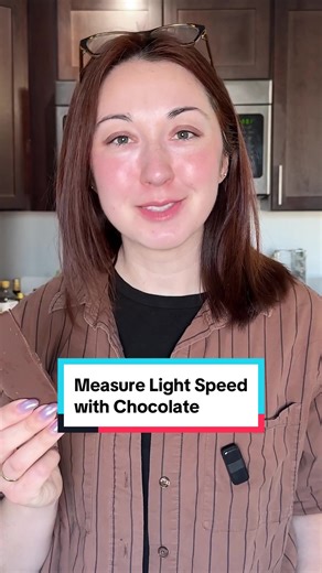 Ever measured light speed with chocolate? 🍫⚡ @Alex Dainis 🧬🔬 reveals how microwave hotspots and a chocolate bar can uncover the speed of light. It’s science you can see and taste! #Science #ScienceExperiments #Chemistry #Microwave #Chocolate