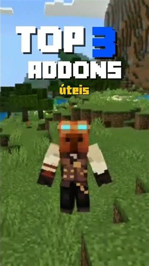 TOP 3 ADDONS ÚTEIS PARA SEU MINECRAFT BEDROCK #minecraft #topaddons1 #memes #texturepvp