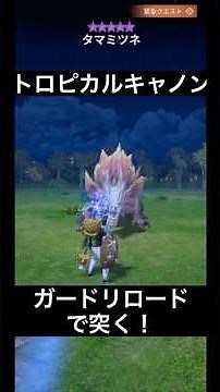 【モンハンnow】 星10 タマミツネ 緊急クエスト 69秒 トロピカルキャノン ガリロで突く！ #モンハンnow #モンハン #ガンランス