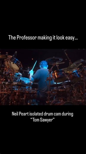 Cancon Eh on Instagram: "Check out this camera footage of Neil Peart laying down one of his most iconic drum parts during the Clockwork angels tour 🇨🇦 🍁 A monumental release in the group’s career, the electric and unmistakable intro to “Tom Sawyer” propelled Rush headlong into the 1980s. Bassist and vocalist Geddy Lee has since described the song as “the group’s defining piece of work from the early ’80s.” Featured as the opening track on Rush’s iconic Moving Pictures album, it was certified