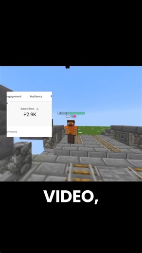 1 follower = 1 diamond block 1 like = 1 diamond block on Hypixel SkyBlock #fyp #skyblock #hypixel