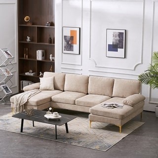 U-Shaped 4-Seat Indoor Sectional Sofa - Bed Bath & Beyond - 36734773