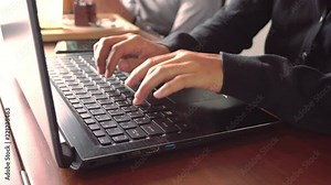 Woman hand using laptop and smartphone to work and study at working space. Business financial, trade stock maket and social network with freedom life concept.